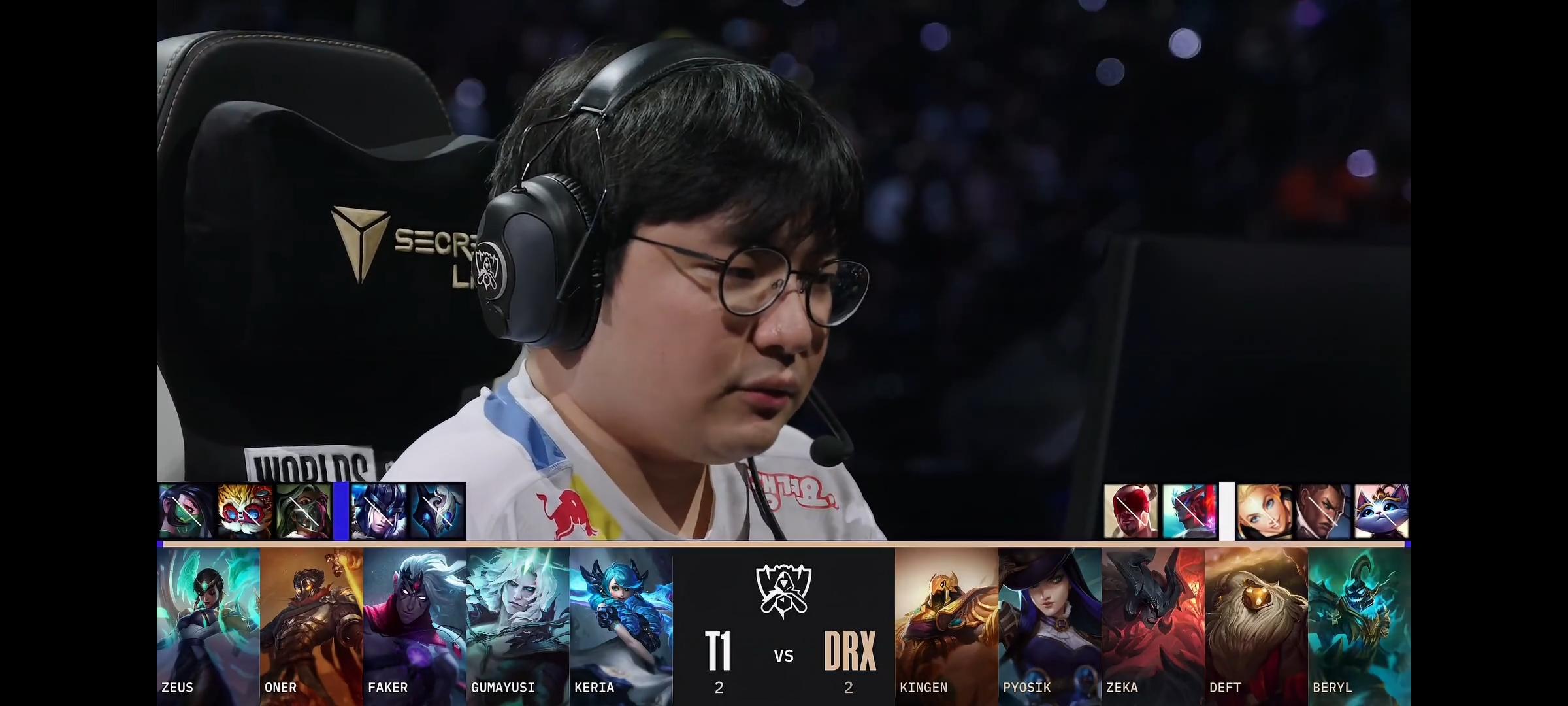 V5血洗DRX，Zeus完成史诗逆转峡谷大战四强赛，留下经典瞬间的简单介绍